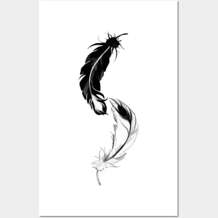 Bird Feather Posters and Art